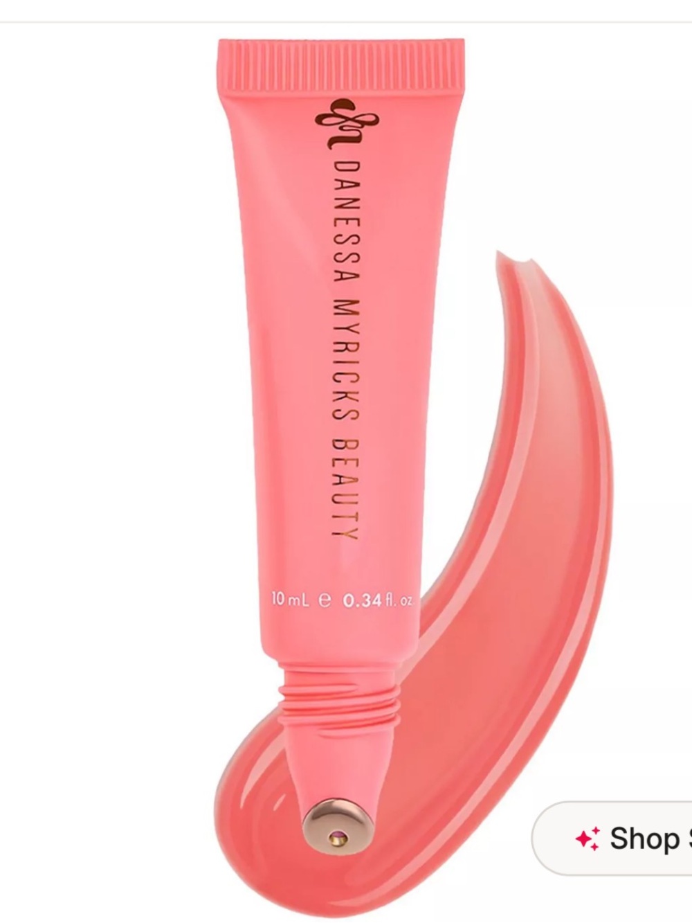 Danessa Myricks Beauty Pink Sorbet Warm Peachy Pink Lip Gloss